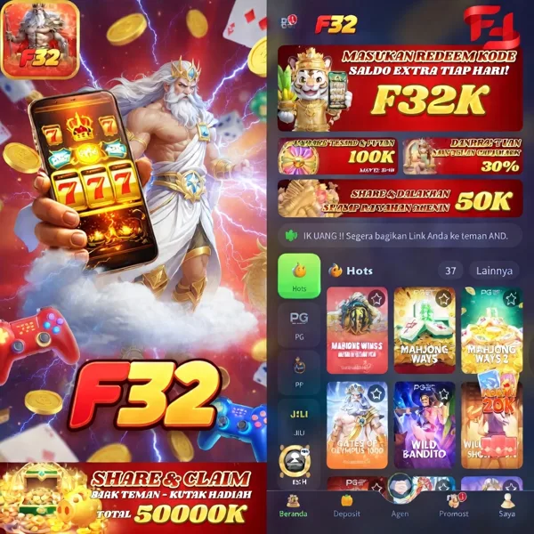 F32 2026 Slot Gacor RTP Tinggi